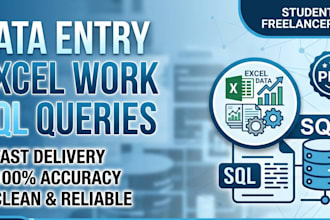 do data cleaning and data entry