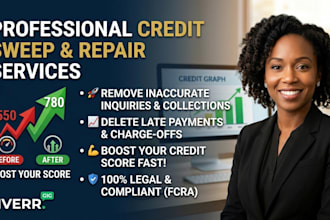 do credit repair credit sweep remove inquires late payment collection