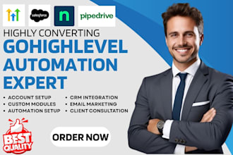 setup gohighlevel salesforce automation ninjaone pipedrive zapier integration