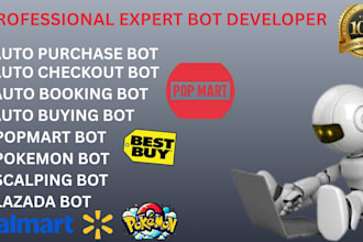 auto checkout bot, auto purchase bot, lazada bot, pokemon bot, scalping bot