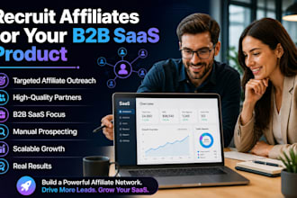 recruit affiliates for your b2b saas product