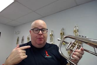 record trumpet, trombone, flügelhorn or full horn section for your music