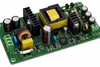 design power supply pcb in easyeda with high efficiency layout