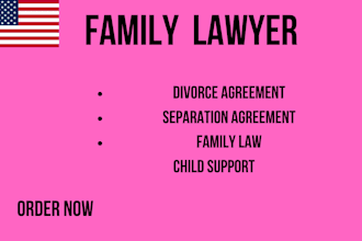 write a professional affidavit for family law cases