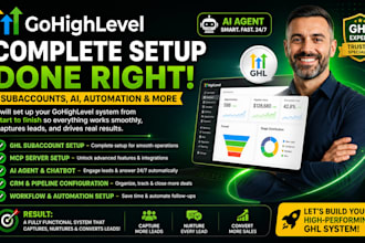 setup ghl subaccount, ghl ai agent, ghl mcp server, ghl CRM, ghl automation