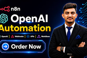 build n8n openai automation workflows for your business