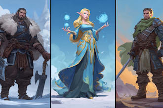 paint a realistic digital illustration or portrait