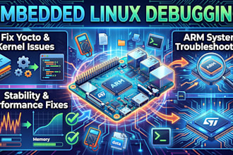debug embedded linux and system issues for arm iot devices