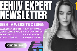 setup beehiiv newsletter beehiiv website landing page substack newsletter design