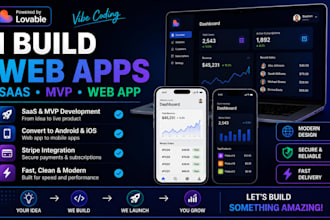 build, launch and deploy your lovable saas mvp web app