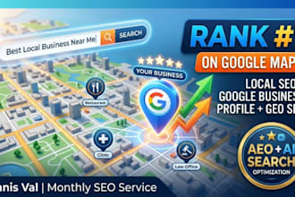 boost monthly local SEO, GEO, aeo, ai google ranking maps ai overview gmb gbp