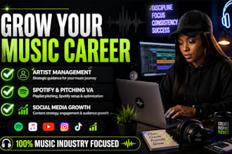 be music artist manager spotify virtual assistant social media manager distrokid