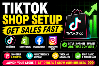 setup tiktok shop fix tiktop dropshipping tiktok shop marketing and tiktok ads