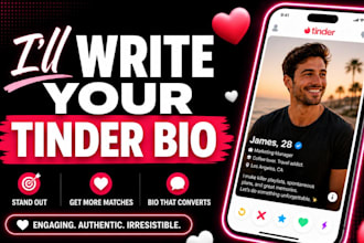 craft an irresistible dating profile bio for tinder, that attracts right people