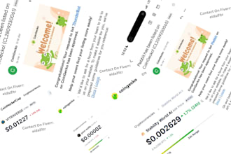 do token listing, coin listing, ico listingon coingecko, coinmarketcap, bscscan