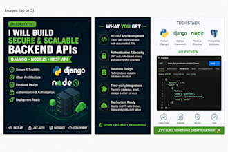 build secure and scalable backend API