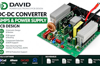 design inverter, motor driver, bldc pcb controller and power electronics pcb