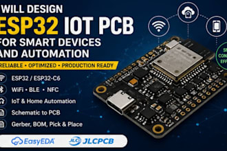 design esp32 iot pcb for smart devices and automation