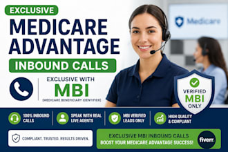provide exclusive medicare advantage inbound calls with mbi verification