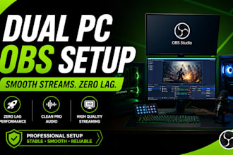 do obs dual PC setup for smooth lag free streaming on twitch and youtube