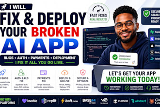 fix lovable app replit bug replit ai app to vercel supabase auth base44 expert
