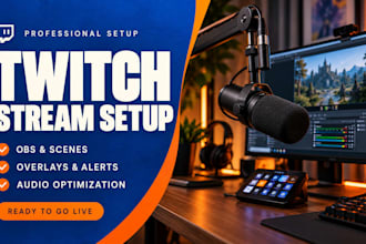setup your obs studio for twitch and streaming