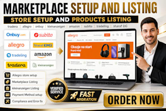 setup list allegro onbuy tradera amazon kleinanzeigen tradeling sharaf dg subito