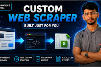 create a custom web scraper with python