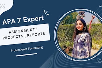 format your assignment, report, or thesis in apa 7 style
