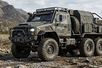 create realistic 3d truck model vehicle design 3d rendering for game 3d printing