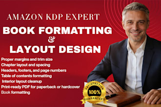 amazon kdp manuscript book formatting layout design kdp paperback formatting