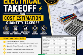 do electrical takeoff and cost estimation quantity takeoff