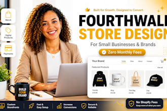 set up fourth wall store, design fourthwall website, set up fourthwall pod merch
