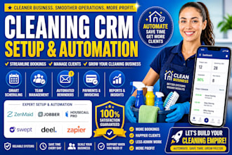setup cleaning service crm zenmaid jobber housecall pro swept deelo zapier