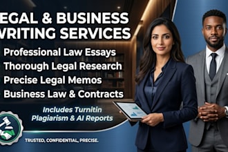 do law,essays, legal research, business law and memo