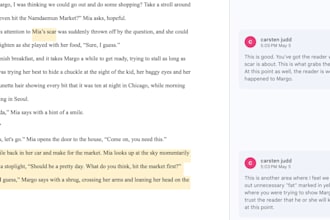 provide thoughtful, actionable feedback and edits on your short story
