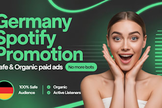 do german spotify music promotion, germany spotify promotion