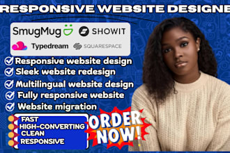 design squarespace website redesign website smugmug showit typedream website seo