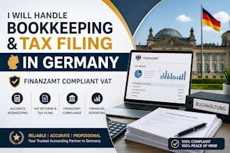 handle bookkeeping and tax filing in germany finanzant compliant vat