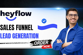 build high converting heyflow, jotform, typeform lead generation