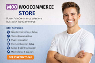 build a professional woocomerce store for your business
