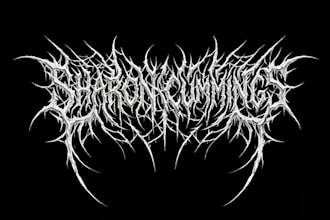 design a metal band logo