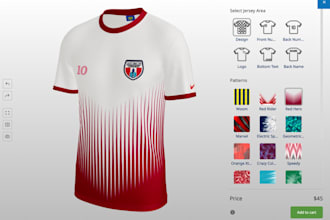 do 3d jersey design 3d clothing model glb file for web customization sportswear
