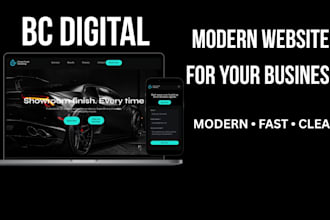 build a modern 1 page website for your business