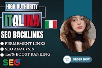 create italian backlinks for SEO traffic and ranking