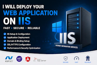 setup iis for your web application