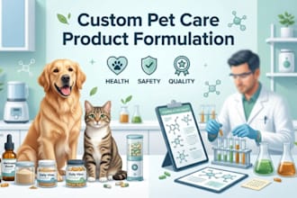 custom pet care product formulation development for dogs and cats