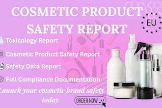 help do cosmetic safety toxicology report ingredient cpnp scpn