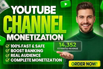 organic yt channel promotion complete youtube monetization in 7 day requirements