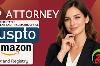 be your US trademark attorney registration, and patent filling
